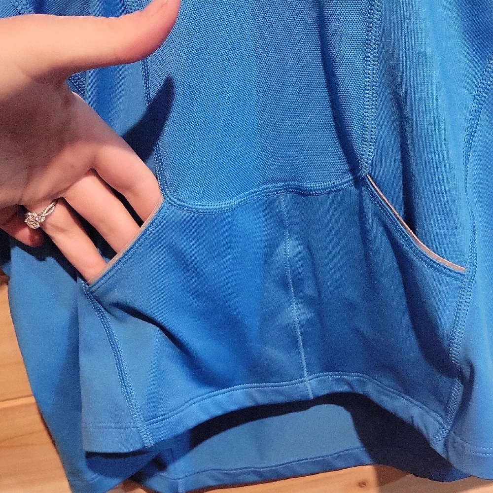 Nike Racerback Tank Top in Vibrant Blue - Picture 6 of 7